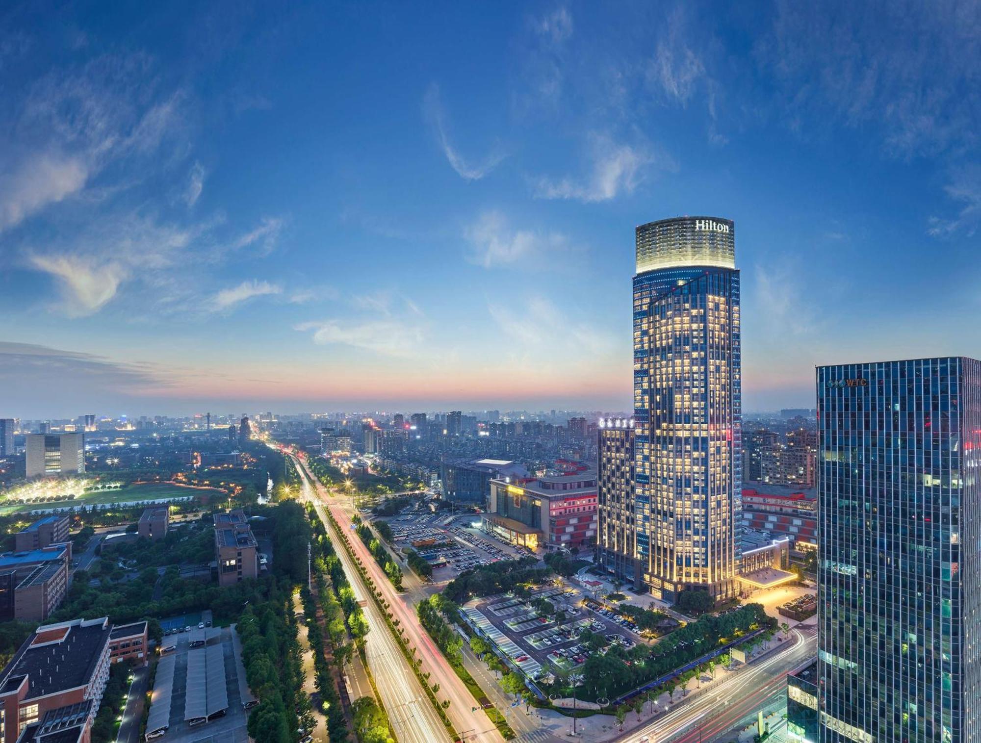 Hilton Jiaxing Hotel Exterior foto